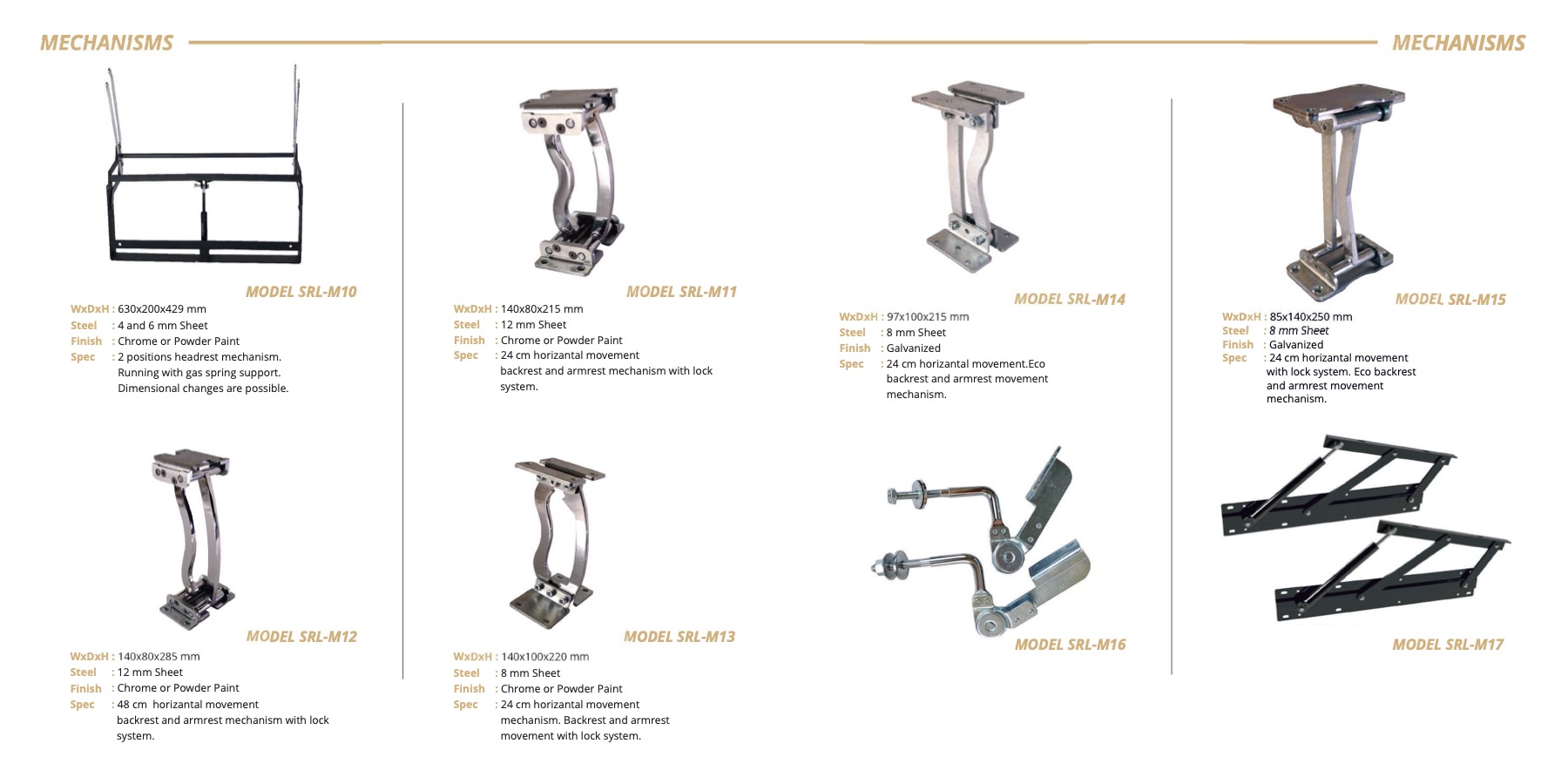 Serel Metal product catalog page 6