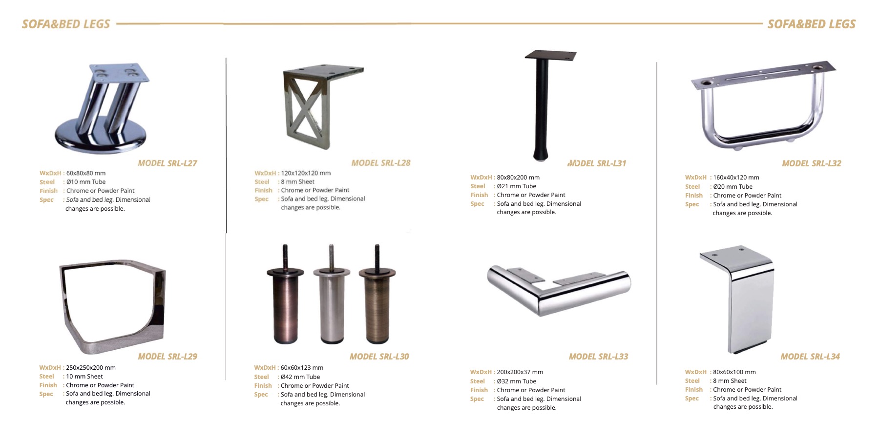 Serel Metal product catalog page 10