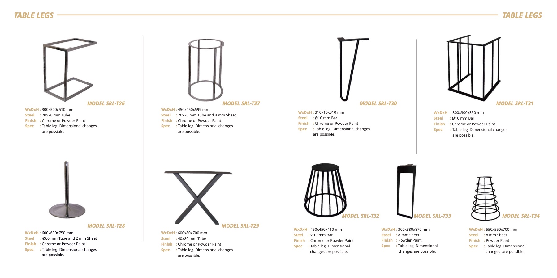 Serel Metal product catalog page 14